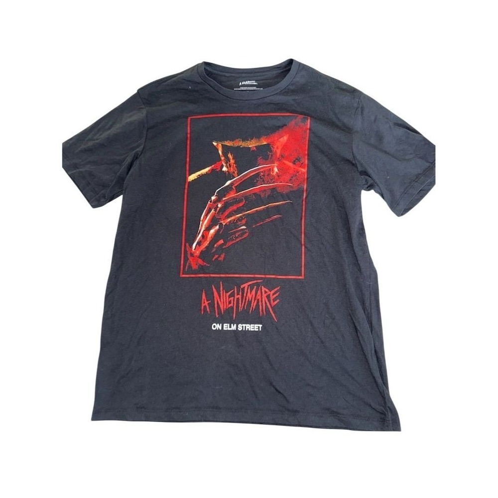 A Nightmare on Elm Street Freddy Krueger Men's L Graphic Tee Halloween Horror‎